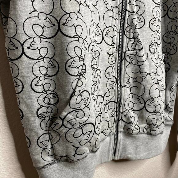 Lax Rat Flow Society Lacrosse Hoodie Full Zip Jacket Streetwear Hoodie Sz Large - Picture 4 of 12